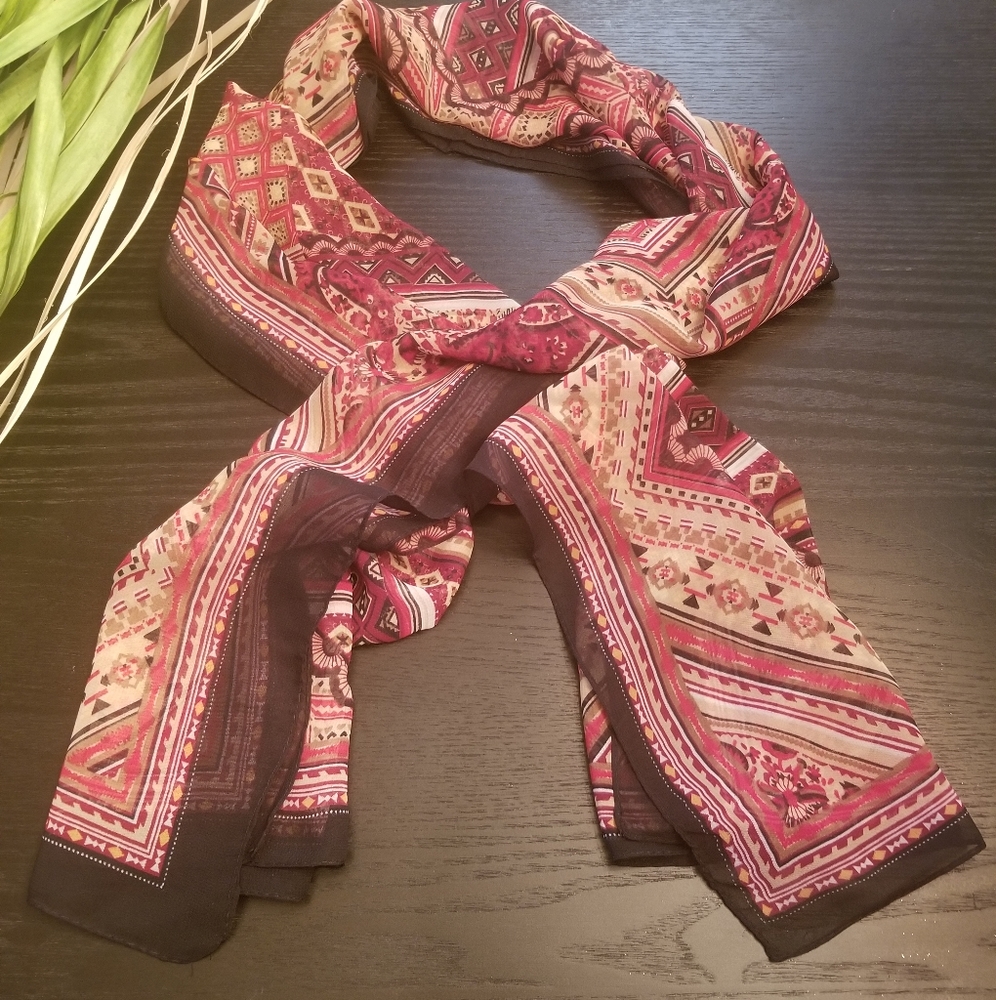 Silky scarf
